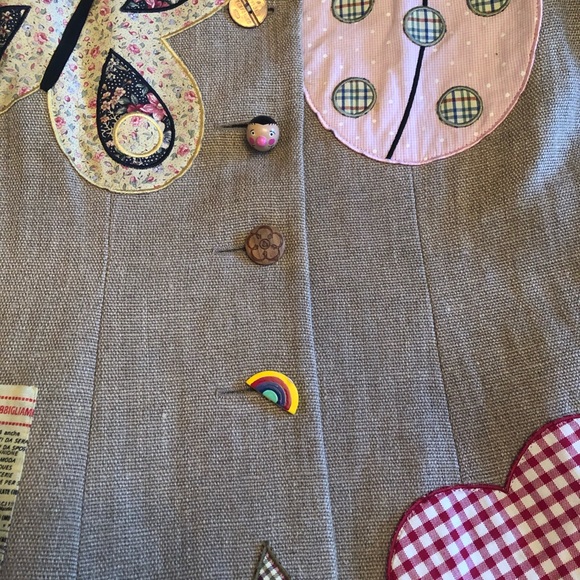 Authentic Vintage Moschino Linen Blazer - Picture 3 of 9